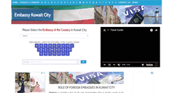 Desktop Screenshot of embassykuwait.com